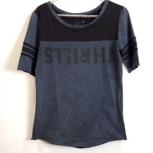 Thrills Graphic Logo Athletic Tee Shirt, Size 10